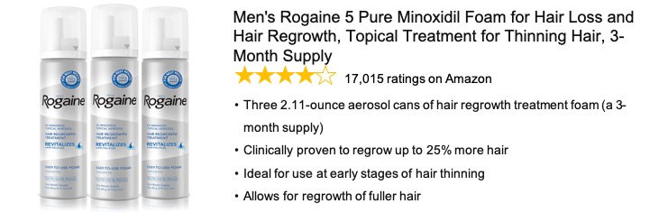 Rogaine foam